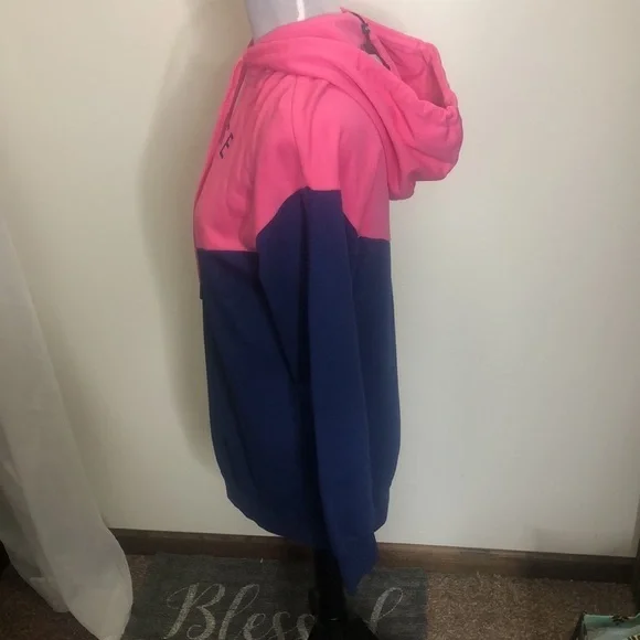 Armani exchange womens pink and blue hooded sweatshirt size XS​ - Picture 3 of 8